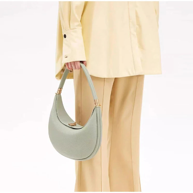 Curved Bag Designer New Matsuyue Series Crescent Hand Bill Shoulder Unlock 4 Kind Of Back Method Niche High Fashion Underarm Bag