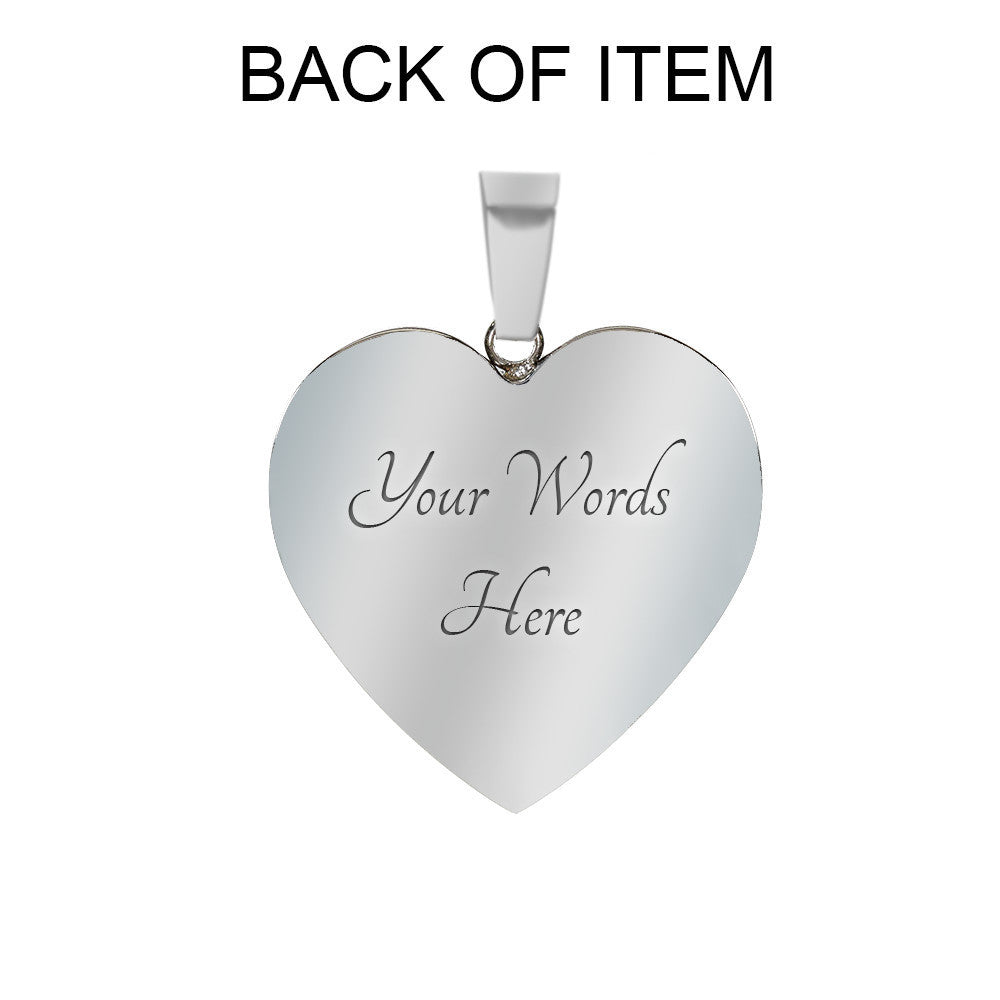 Heart shaped pendent with bracelet