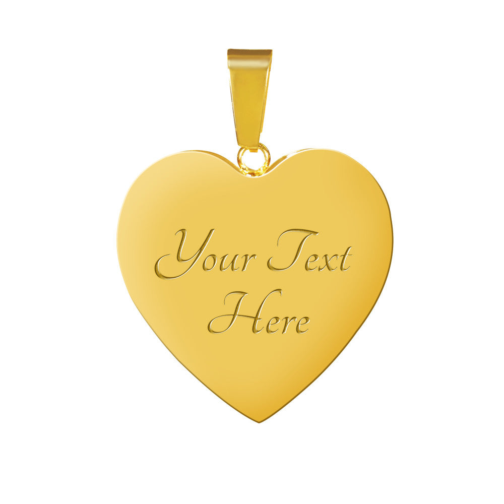 Heart shaped pendent with bracelet