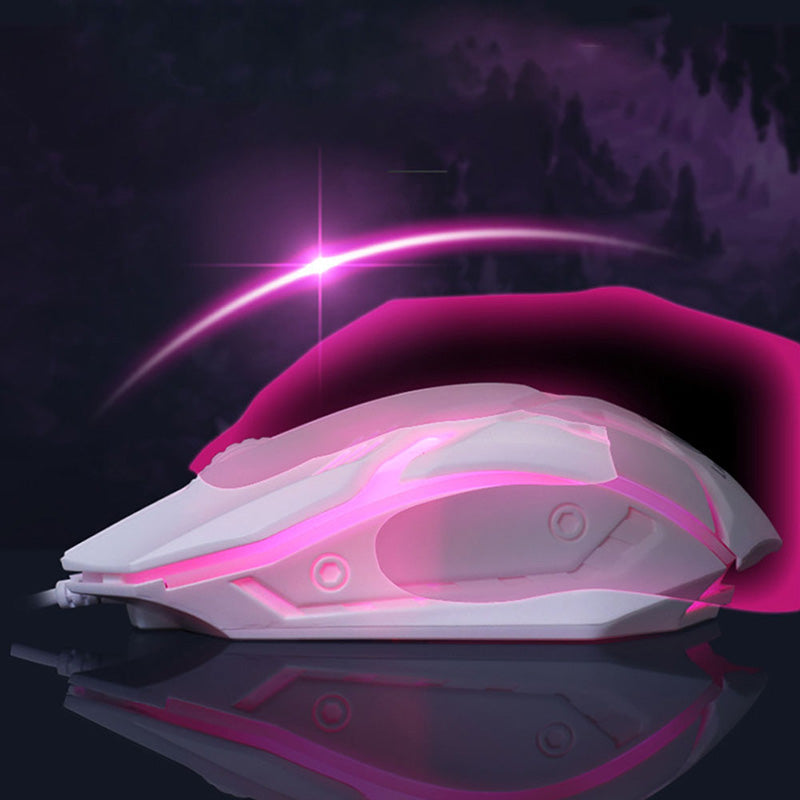 Gaming Keyboard Mouse Glowing Set