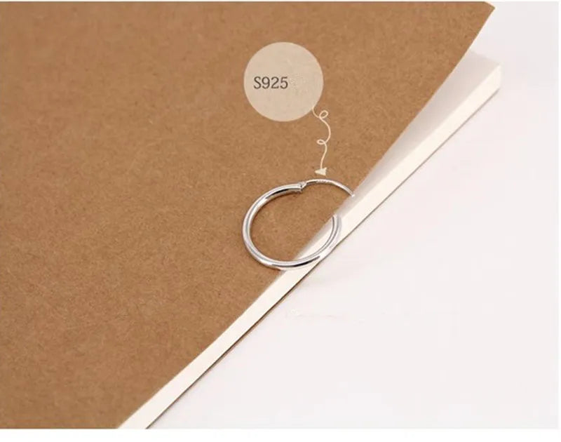 925 Sterling Silver Simple Ear Bone Hoop Earrings For Women Small Hoop Earrings Ear Bone Buckle Round Circle Earrings Hoops gift