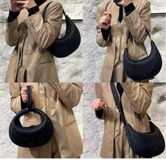 Curved Bag Designer New Matsuyue Series Crescent Hand Bill Shoulder Unlock 4 Kind Of Back Method Niche High Fashion Underarm Bag